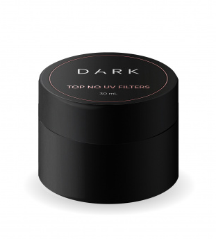 Топ без липкого шару без УФ фільтрів DARK Top No Wipe No UV Filters, 30мл