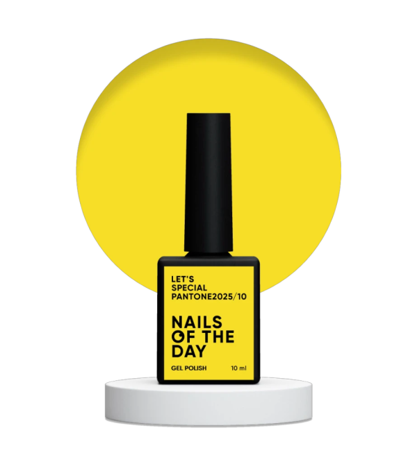 Гель-лак NailsOfTheDay Let’s special Pantone2025/10,   сонячний жовтий 10мл