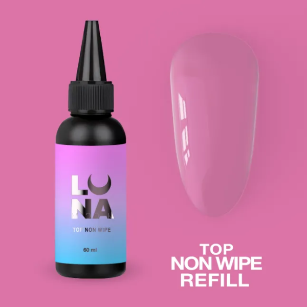 Топ для гель-лаку без липкого шару Luna Top Non Wipe Refill 60мл