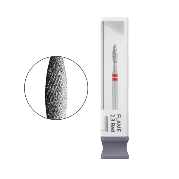 Фреза з алмазним напиленням та карбідною основою Ga&Ma Carbide Pro Flame 2.3мм Red
