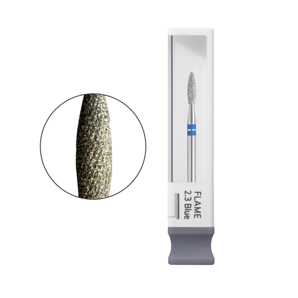 Фреза з алмазним напиленням та карбідною основою Ga&Ma Carbide Pro Flame 2.3мм Blue