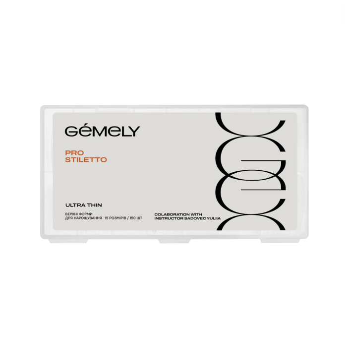Верхние формы стилет сверхтонкие Gemely Pro Stiletto Ultra Thin