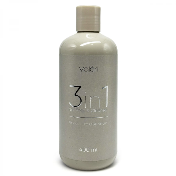 Рідина Valeri 3в1 Nail Prep & Cleanser 400мл