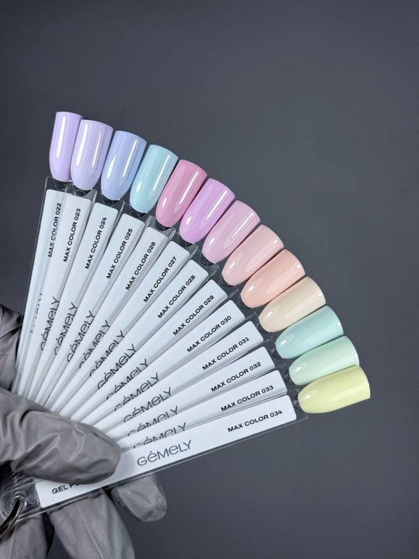 Гель-лак GEMELY (ex Ga&Ma) Max Color 27 светлый лавандово-розовый, 6мл