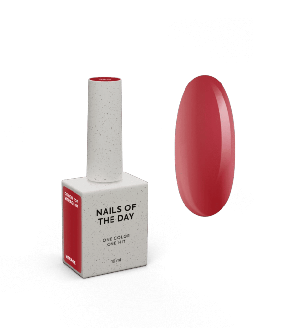 Топ NailsOfTheFay Color top Vitrage 07 бордовий вітраж, 10мл