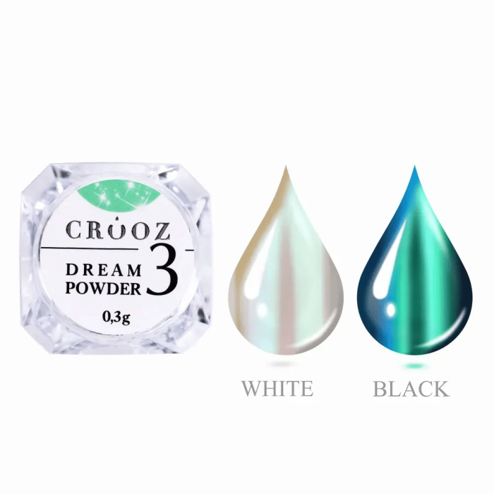 Втирка Crooz Dream Powder 03 Deep Ocean океанський металевий ефект 0,3г