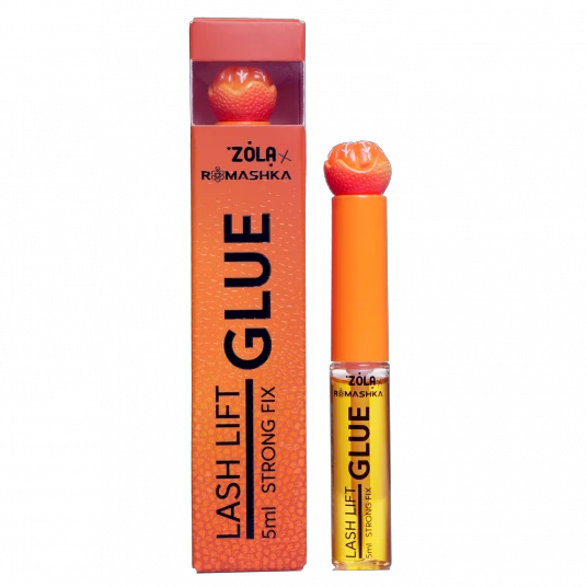 Клей для ламинирования ресниц Zola vs Romashka  Orange Lash Lift Glue Strong Fix 5мл