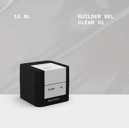 Гель Biblioteka Builder Gel 01 Clear прозорий  15мл