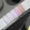 Моделирующий гель Saga Liquid Party Gel 02 полупрозрачный лиловый с пайетками, 15мл