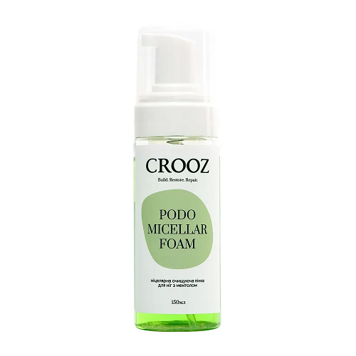 Міцелярна очищуюча пінка для ніг з ментолом Crooz  PODO MICELLAR FOAM 150мл