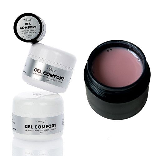 Гель без опила Nail Apex Comfort builder gel №5 чайная роза 30г