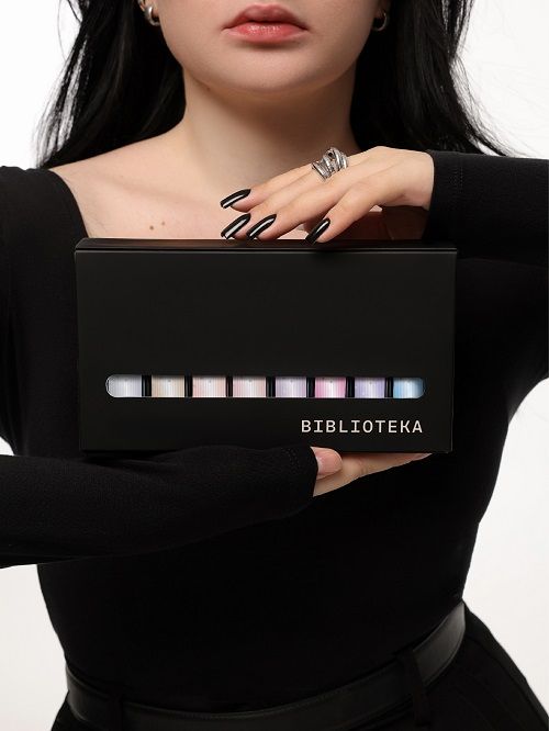 Набір гель-лаків Biblioteka Cat Eye Set Drops 17-24