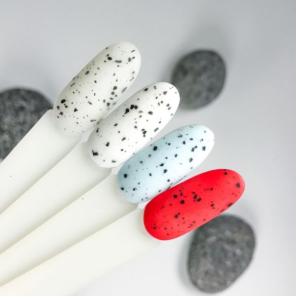 Komilfo No Wipe Matte Spotty Top матовий топ без липкого шару з рваною крихтою, 8 мл