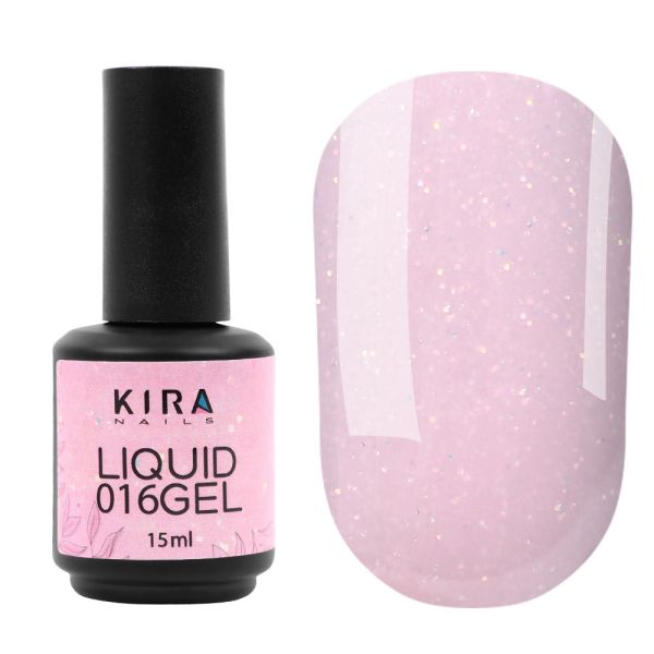 Рідкий гель Kira Nails Liquid Gel 016, 15 мл