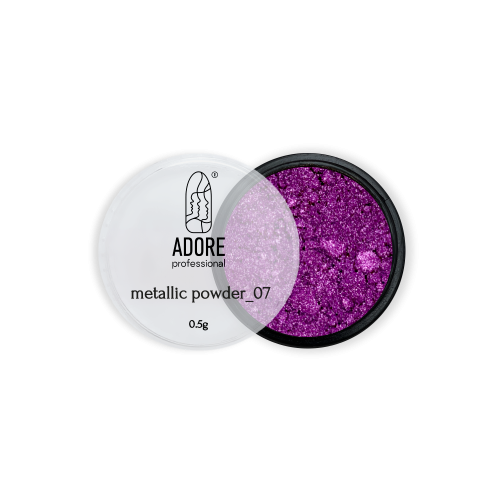 Металева втирка Adore Metallic Powder 07 бузково-рожева
