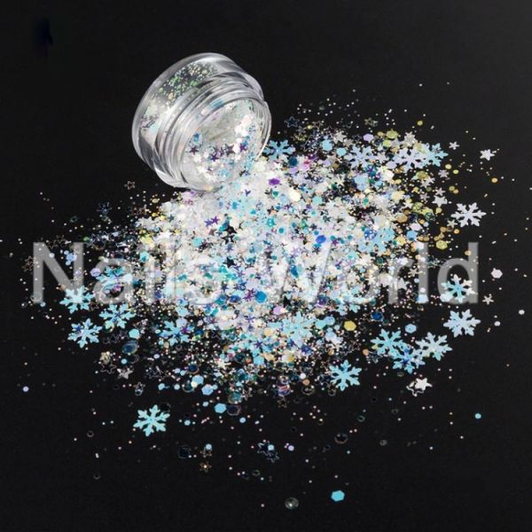 Мікс Різдвяний Nails World №002