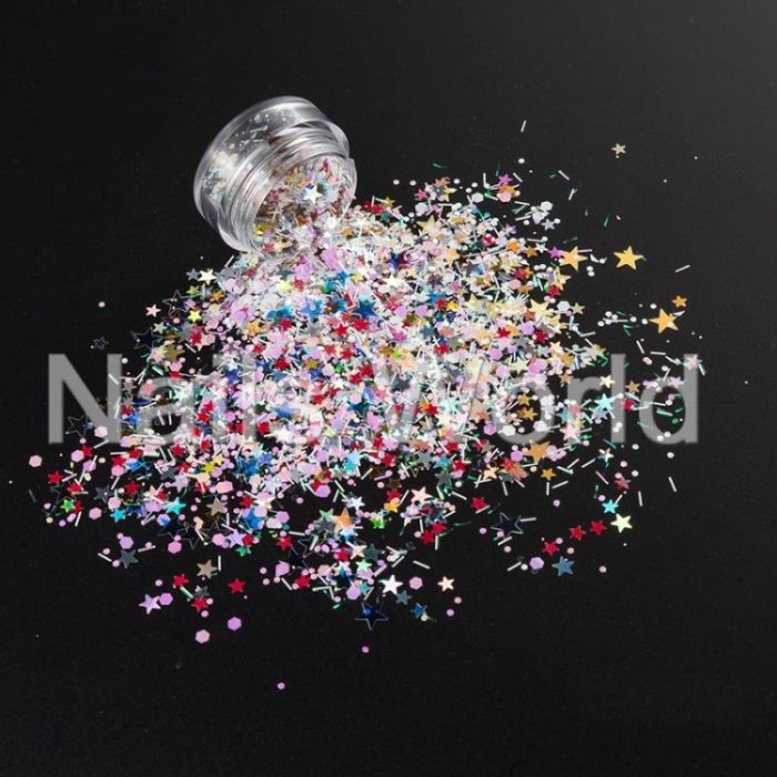 Мікс Різдвяний Nails World №005