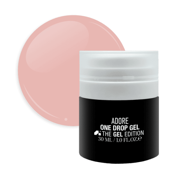 Гель для нігтів Adore One Drop Gel 04 Muted Rose світлий нюд, 30г
