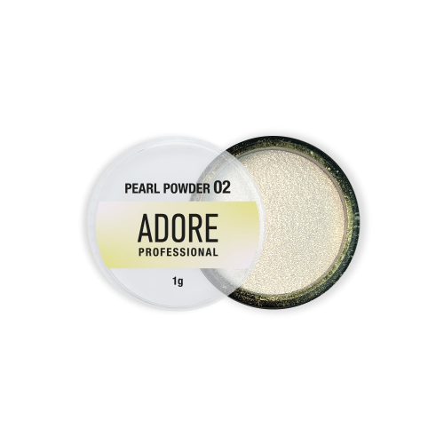 Перлинна втирка Adore  Pearl powder 02 золоті перли