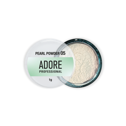 Перлинна втирка Adore  Pearl powder 05  бірюзово-рожевий перламутр