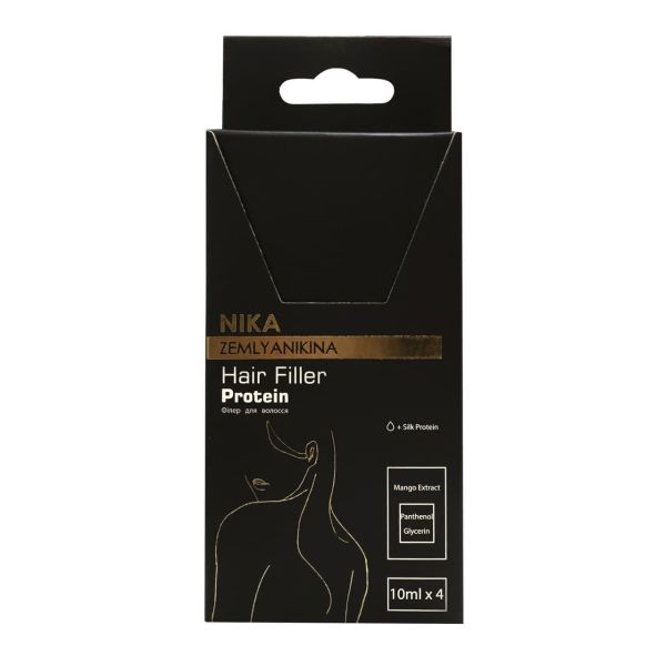 Філер для волосся Protein Nika Zemlyanikina, 10 млx4шт