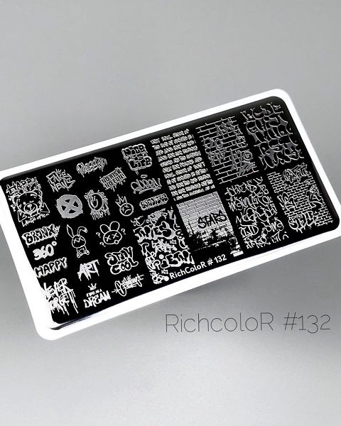 Пластина для стемпінга RichColor 132
