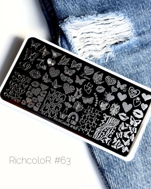 Пластина для стемпінга RichColor 63