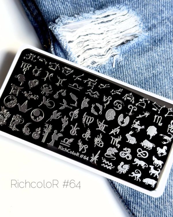 Пластина для стемпинга RichColor 64