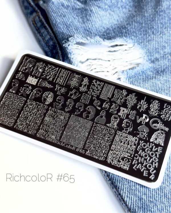 Пластина для стемпінга RichColor 65