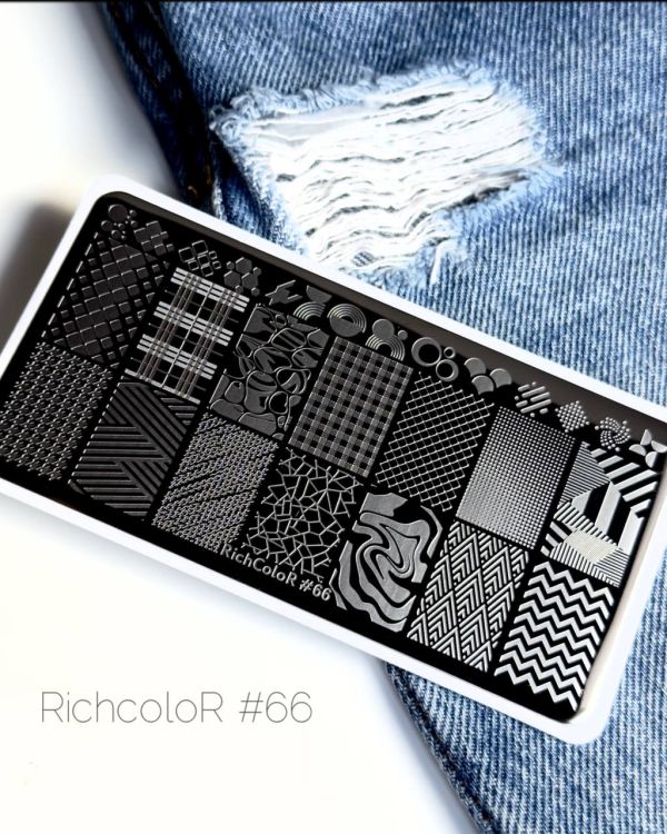 Пластина для стемпінга RichColor 66