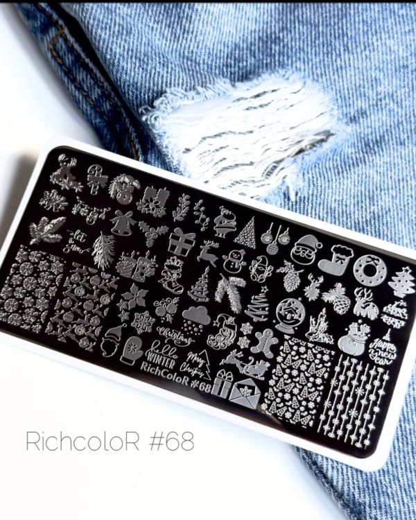 Пластина для стемпінга RichColor 68