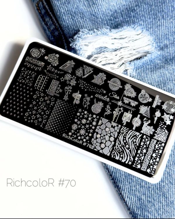 Пластина для стемпінга RichColor 70