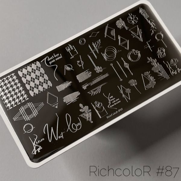 Пластина для стемпінга RichColor 87