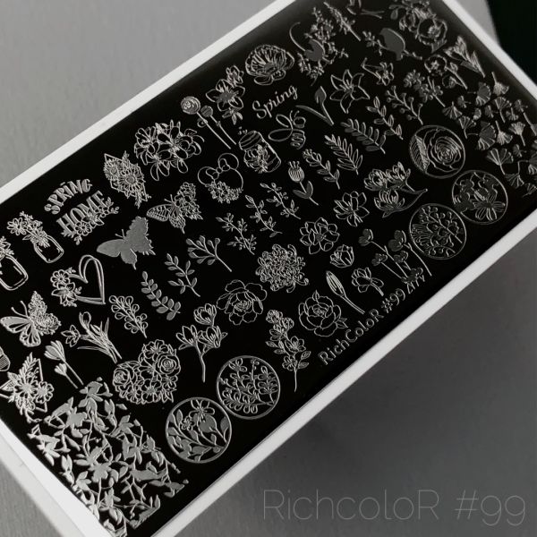 Пластина для стемпинга RichColor #99