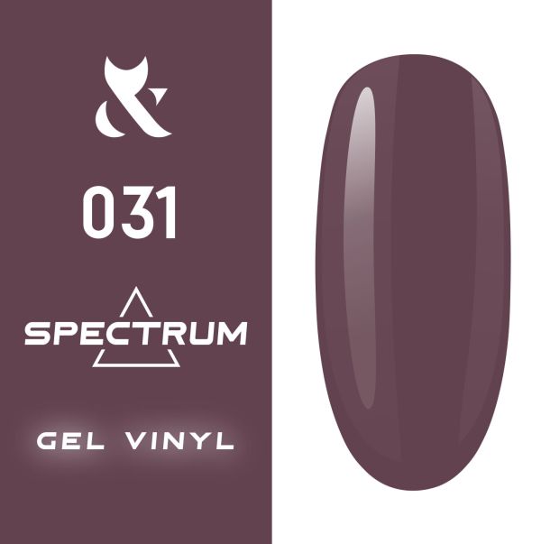 Гель-лак F.O.X Spectrum № 031 (пильно-бордовий, емаль), 7 мл