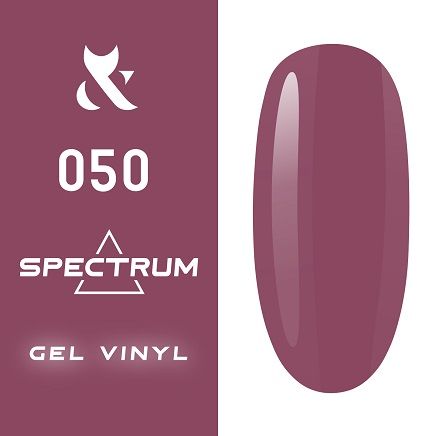 Гель-лак F.O.X Spectrum Gel Vinyl № 050 Girlfriend (сливовий, емаль), 7 мл