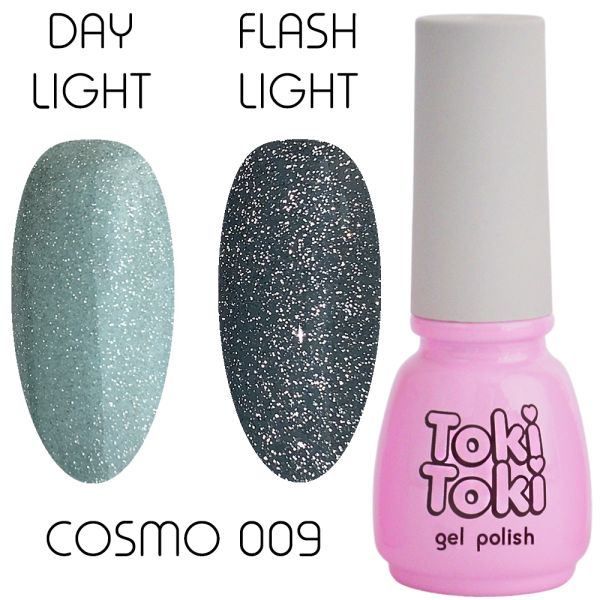 Гель-лак светоотражающий Toki Toki Cosmo №9, 5 мл