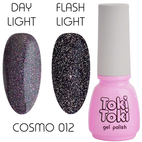 Гель-лак светоотражающий Toki Toki Cosmo №12, 5 мл