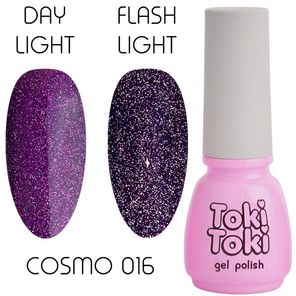 Гель-лак світловідбивний Toki Toki Cosmo №16, 5 мл