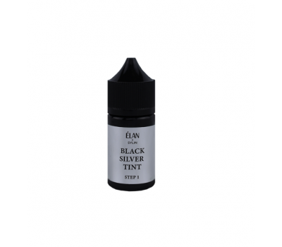 Система фарбування вій з інкапсульованим сріблом ELAN  BLACK SILVER TINT Засіб 1