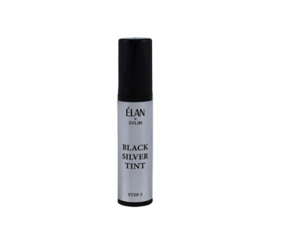 Система фарбування вій з інкапсульованим сріблом ELAN  BLACK SILVER TINT Засіб 2