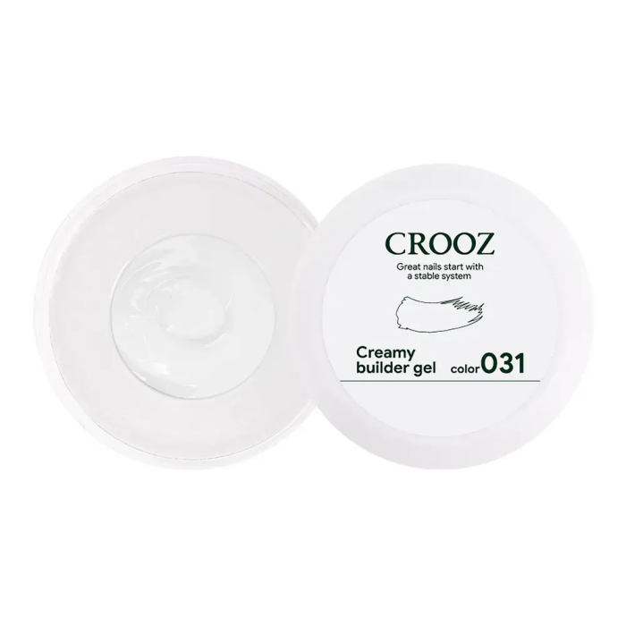 Гель Crooz Creamy Builder Gel 31 білий, 15мл